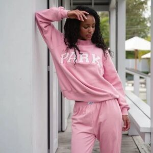 PARKE Pink Mockneck